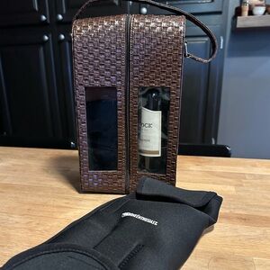 Wine carrier/cocktail tools